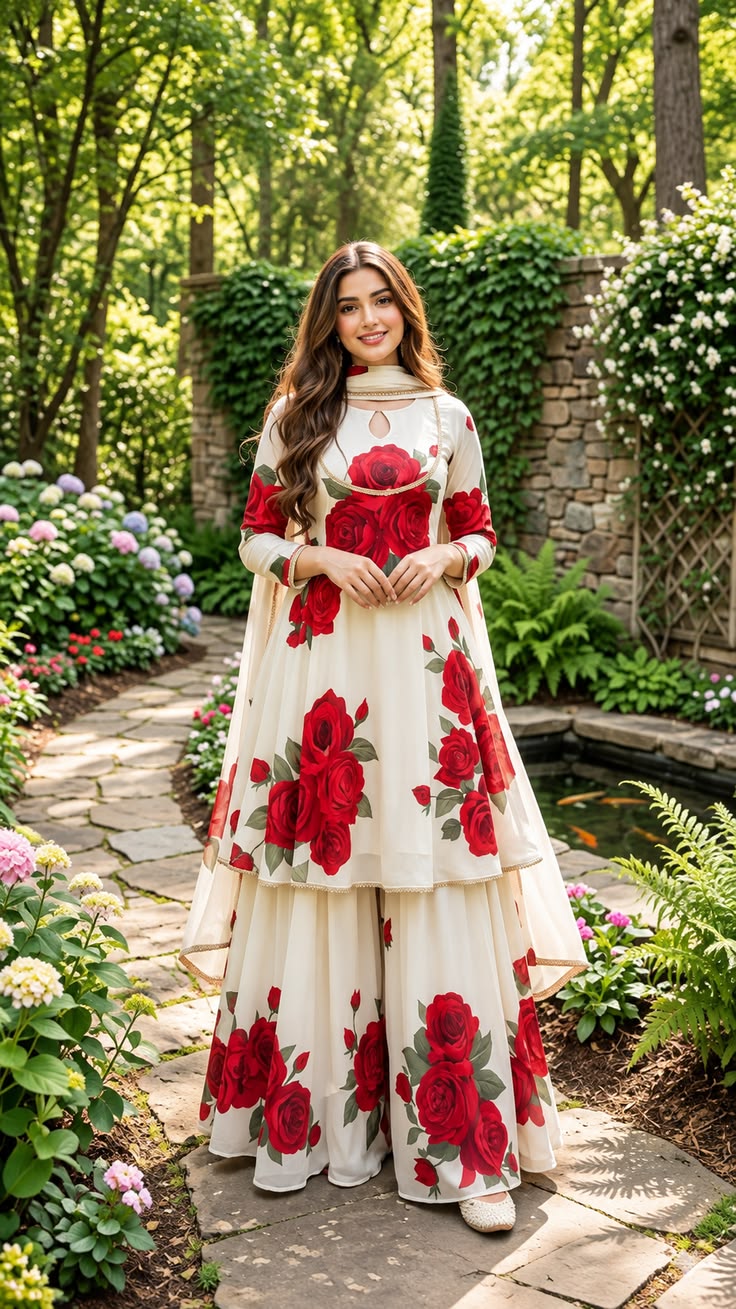 Elegant White & Red